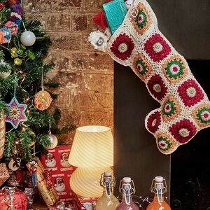 URBAN OUTFITTERS Square Crochet Stocking